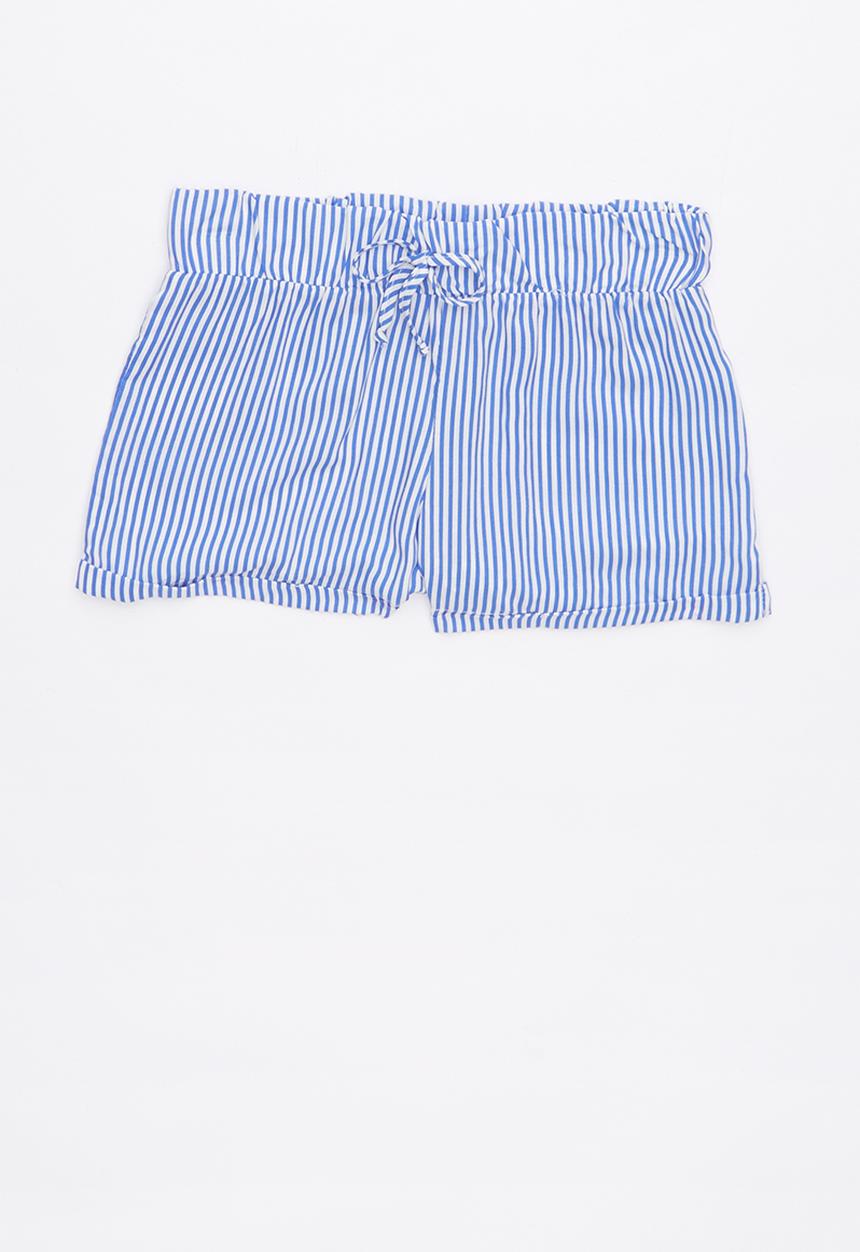 Pop Candy - Woven shorts - blue & white