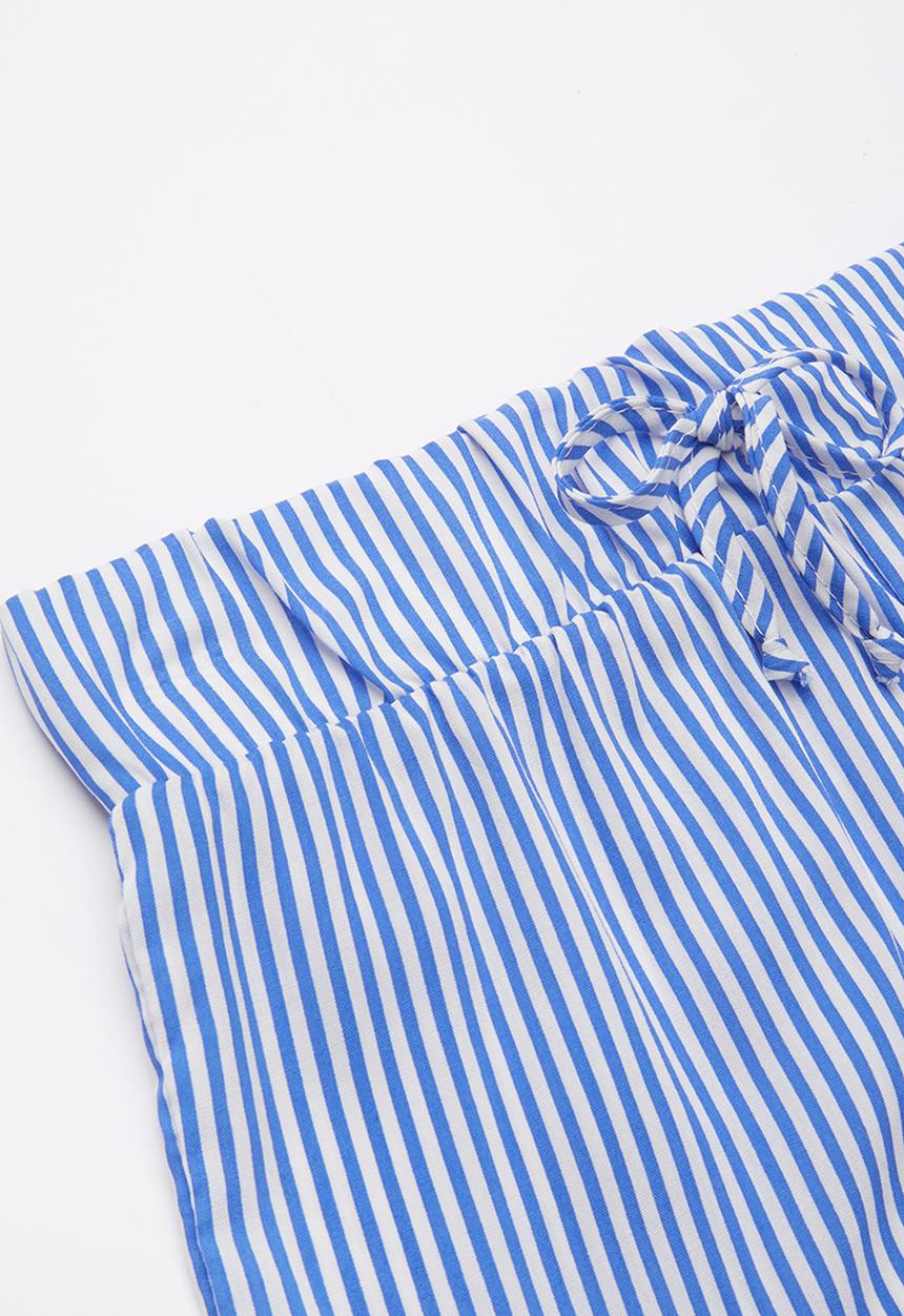 Pop Candy - Woven shorts - blue & white