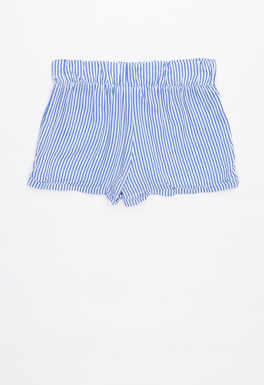 Pop Candy - Woven shorts - blue & white