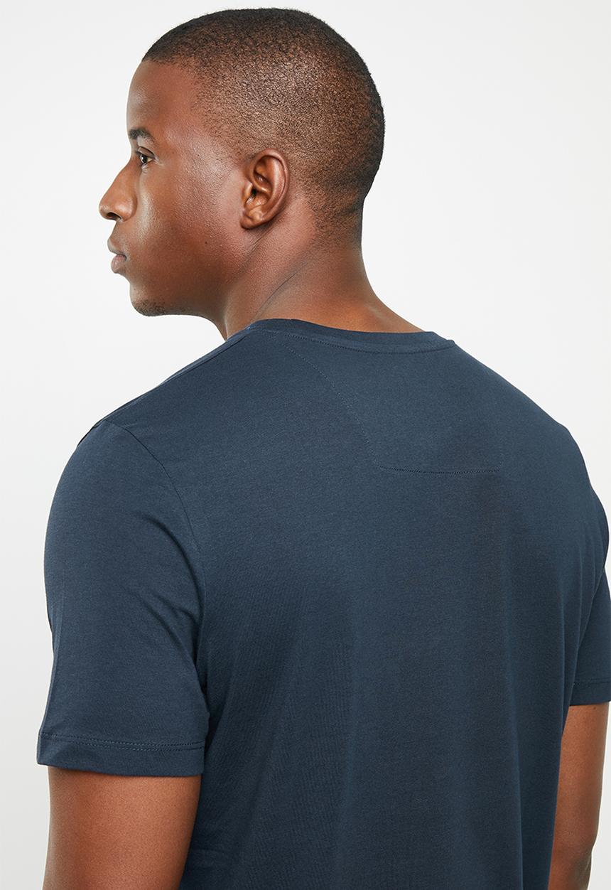 Jack & Jones - Spring-feel short sleeve crew neck tee - navy