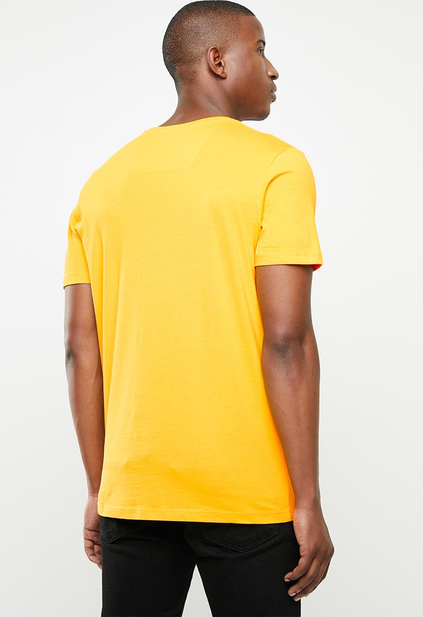 Jack & Jones - Spring-feel short sleeve crew neck tee - yellow