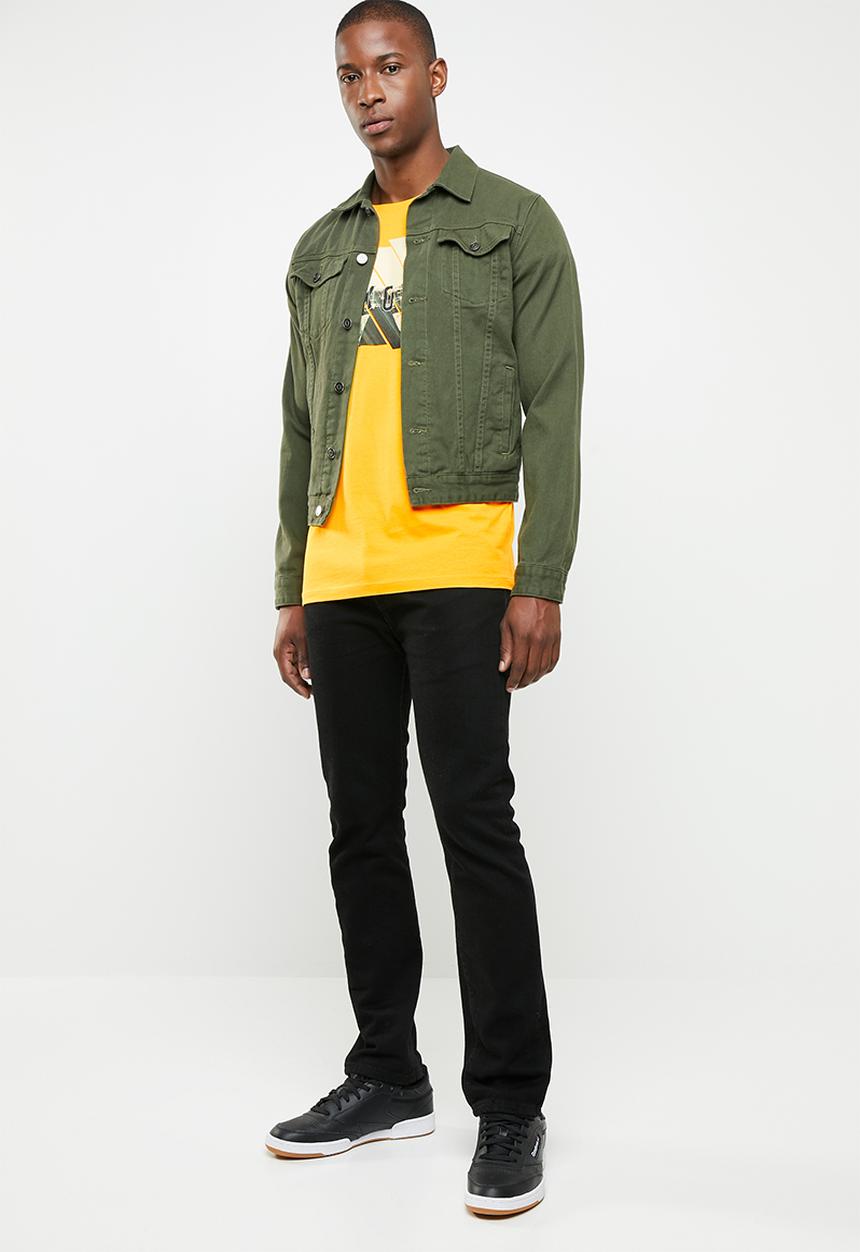 Jack & Jones - Spring-feel short sleeve crew neck tee - yellow