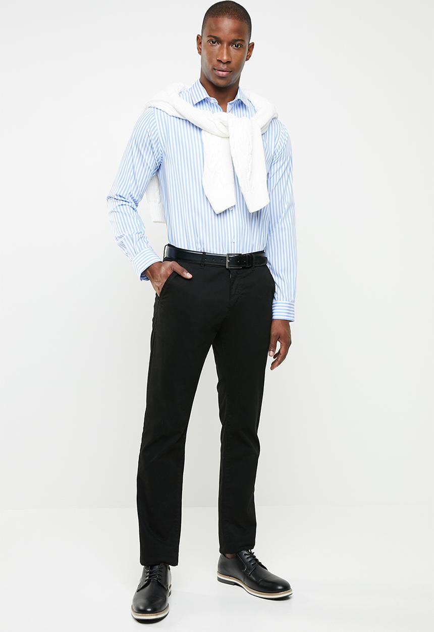 Pringle of Scotland - Brinsley tailored shirt - blue & white