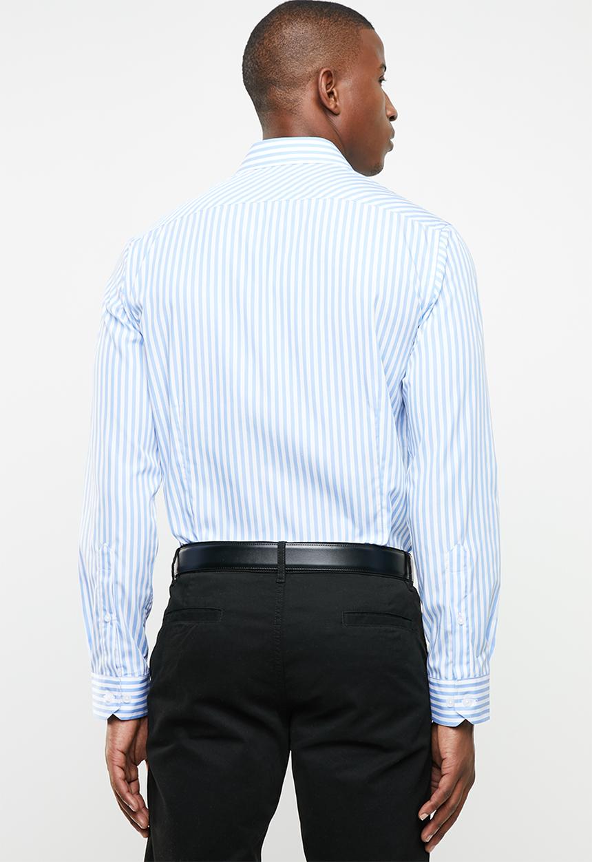 Pringle of Scotland - Brinsley tailored shirt - blue & white
