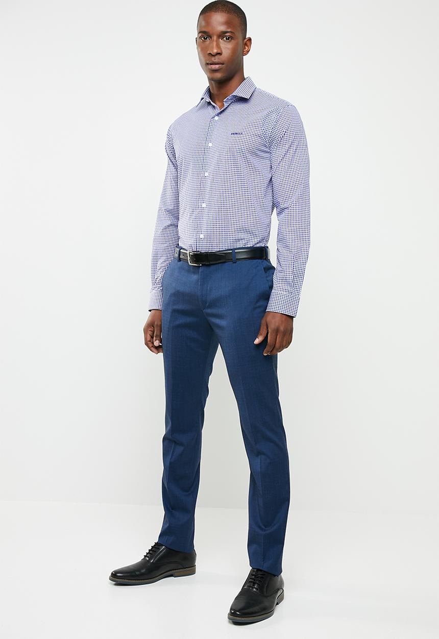Pringle of Scotland - Grainger tailored fit shirt - navy