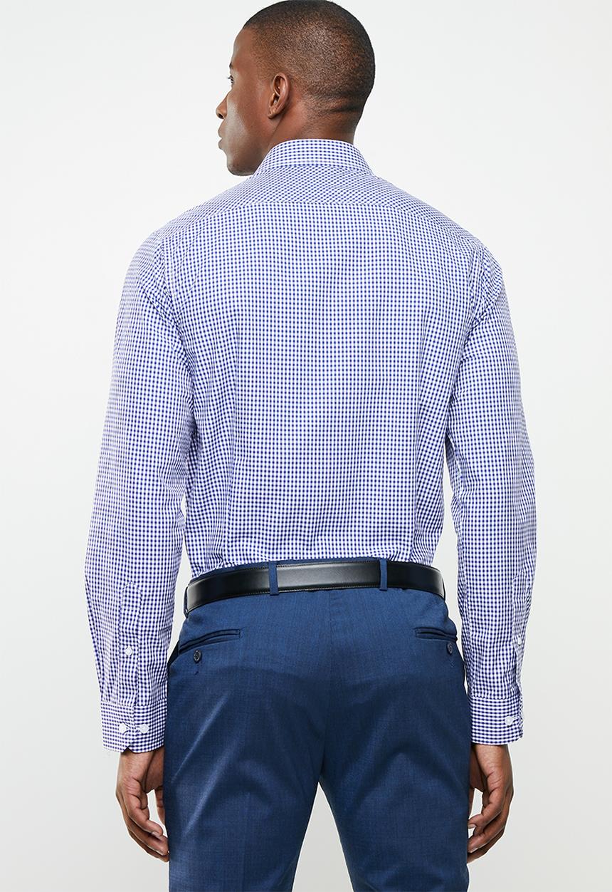 Pringle of Scotland - Grainger tailored fit shirt - navy