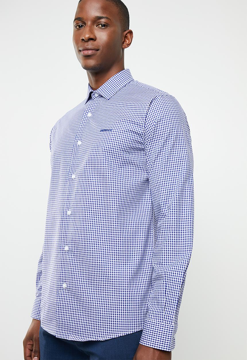 Pringle of Scotland - Grainger tailored fit shirt - navy