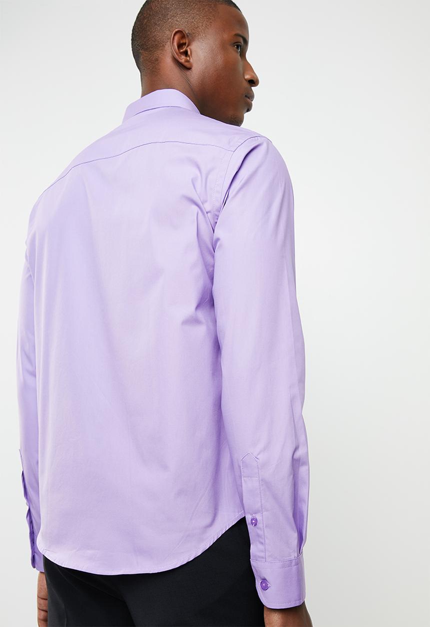 Pringle of Scotland - Niall styled shirt - purple
