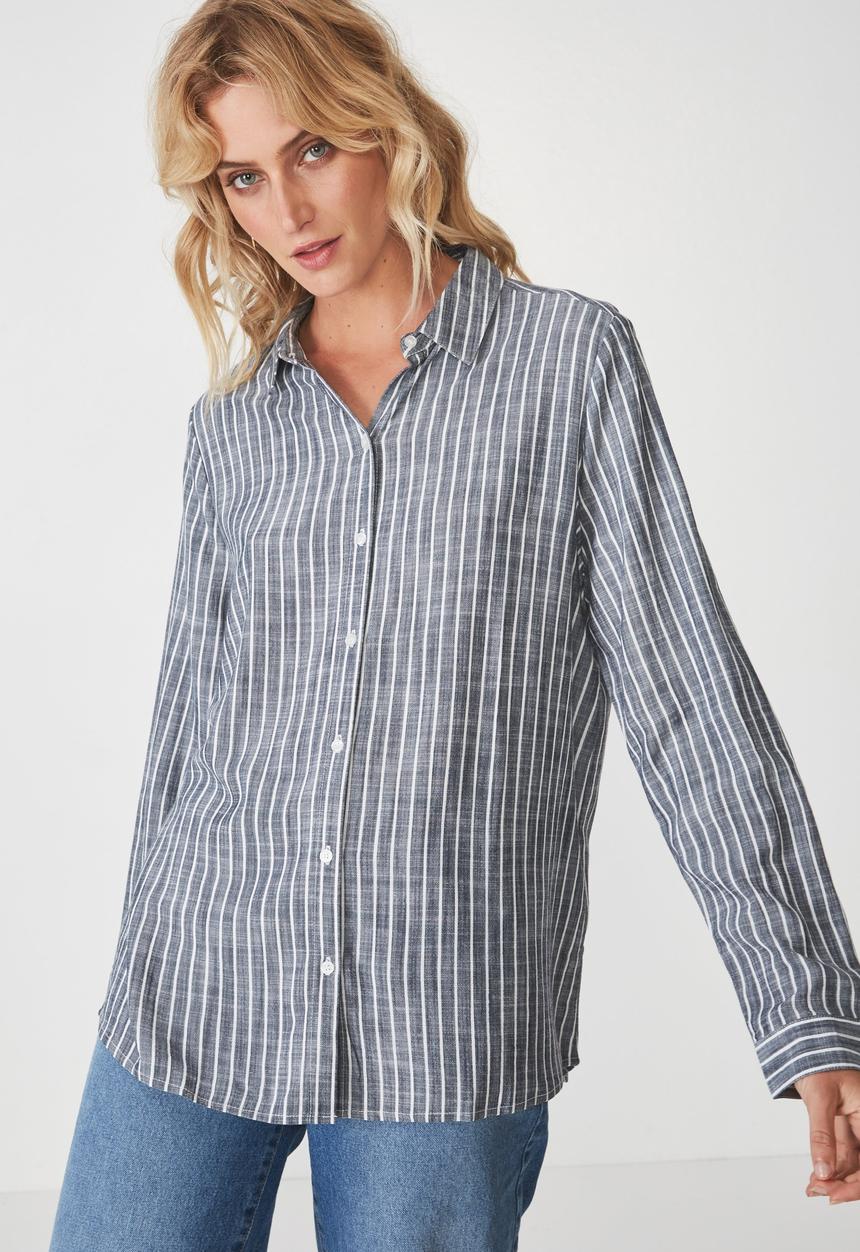 Cotton On - Rebecca shirt - navy