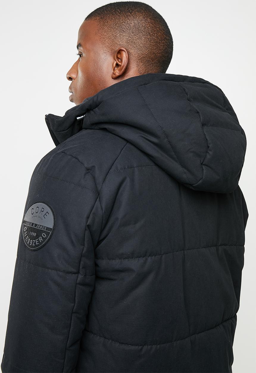 Jack & Jones - Draw puffer - black