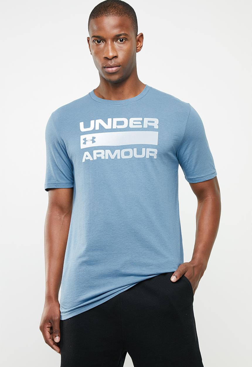 Under Armour - UA short sleeve team issue wordmark tee - blue