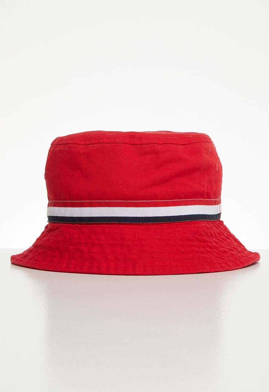 Cotton On - Kids bucket hat - sophie red stripe