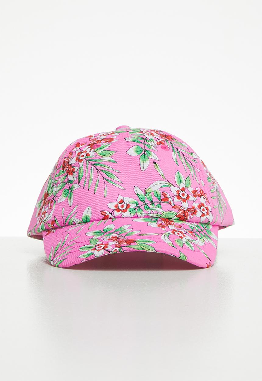 Cotton On - Baseball cap - pink floral