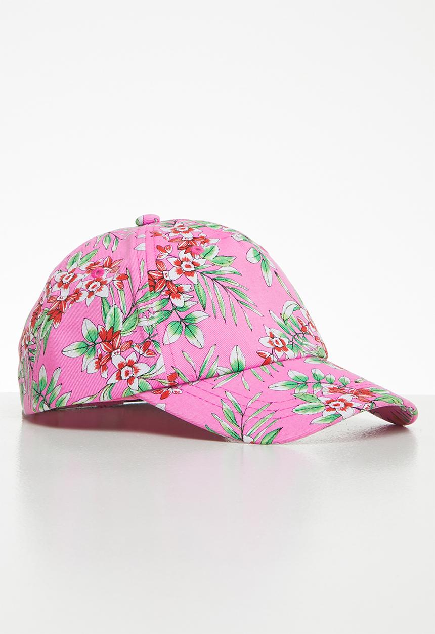 Cotton On - Baseball cap - pink floral