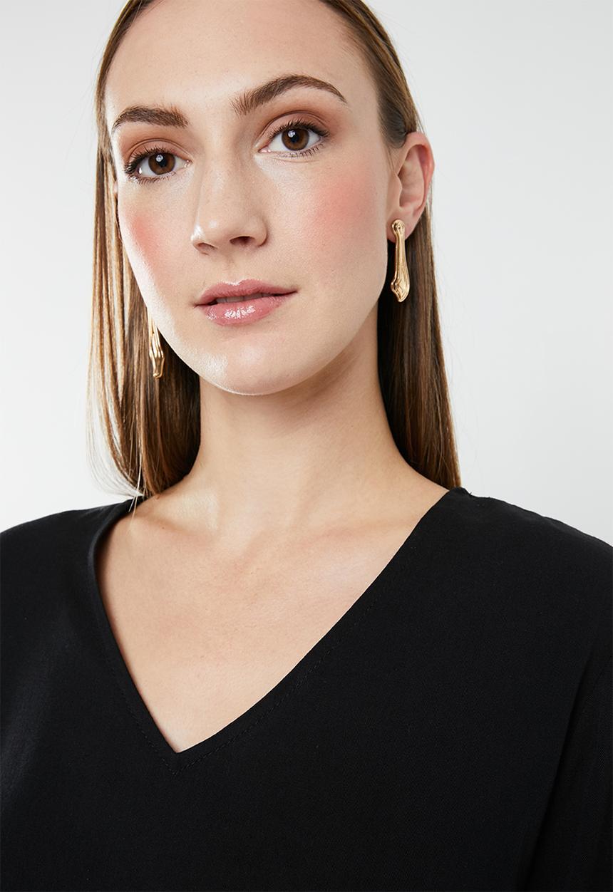 Revenge - Bell sleeve top - black