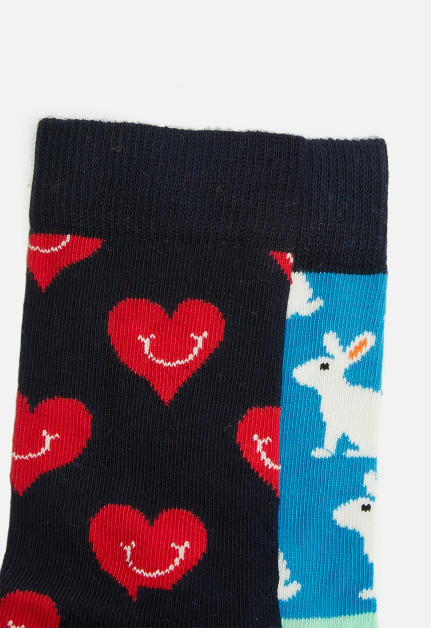 Happy Socks - 2-pack smiley heart socks - multi 