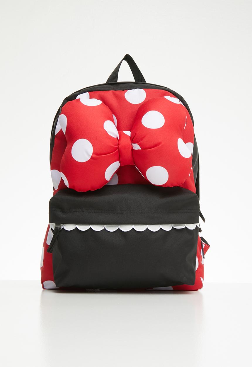 Vans - Minnie realm backpack - red & black