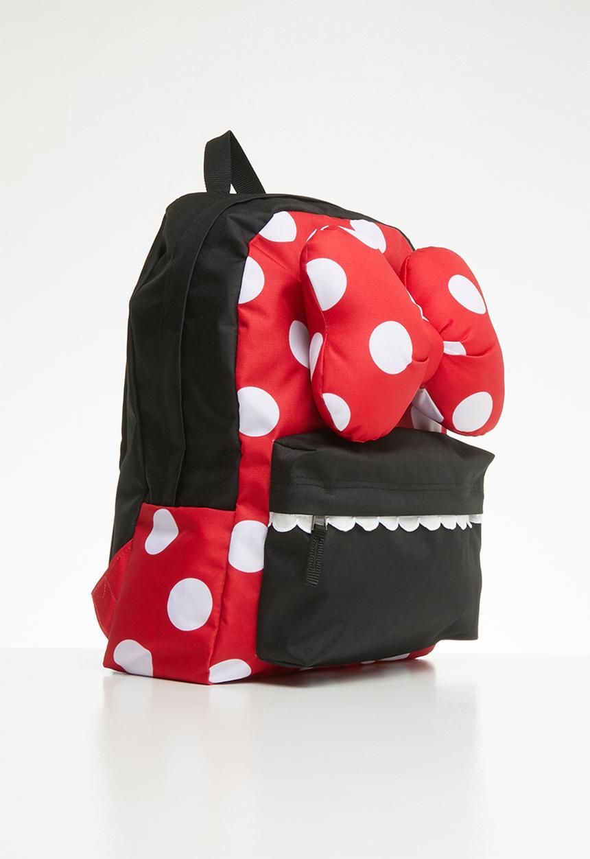 Vans - Minnie realm backpack - red & black