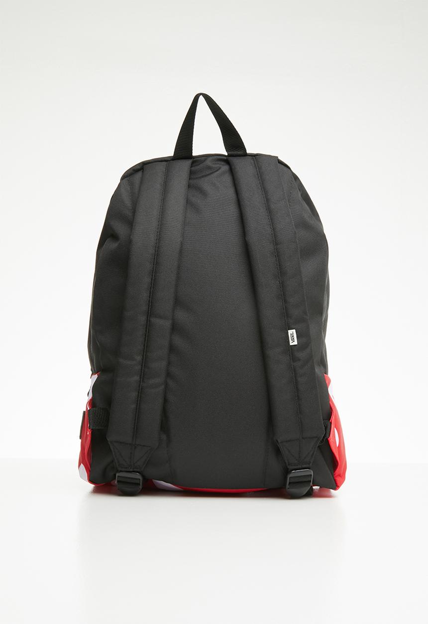 Vans - Minnie realm backpack - red & black