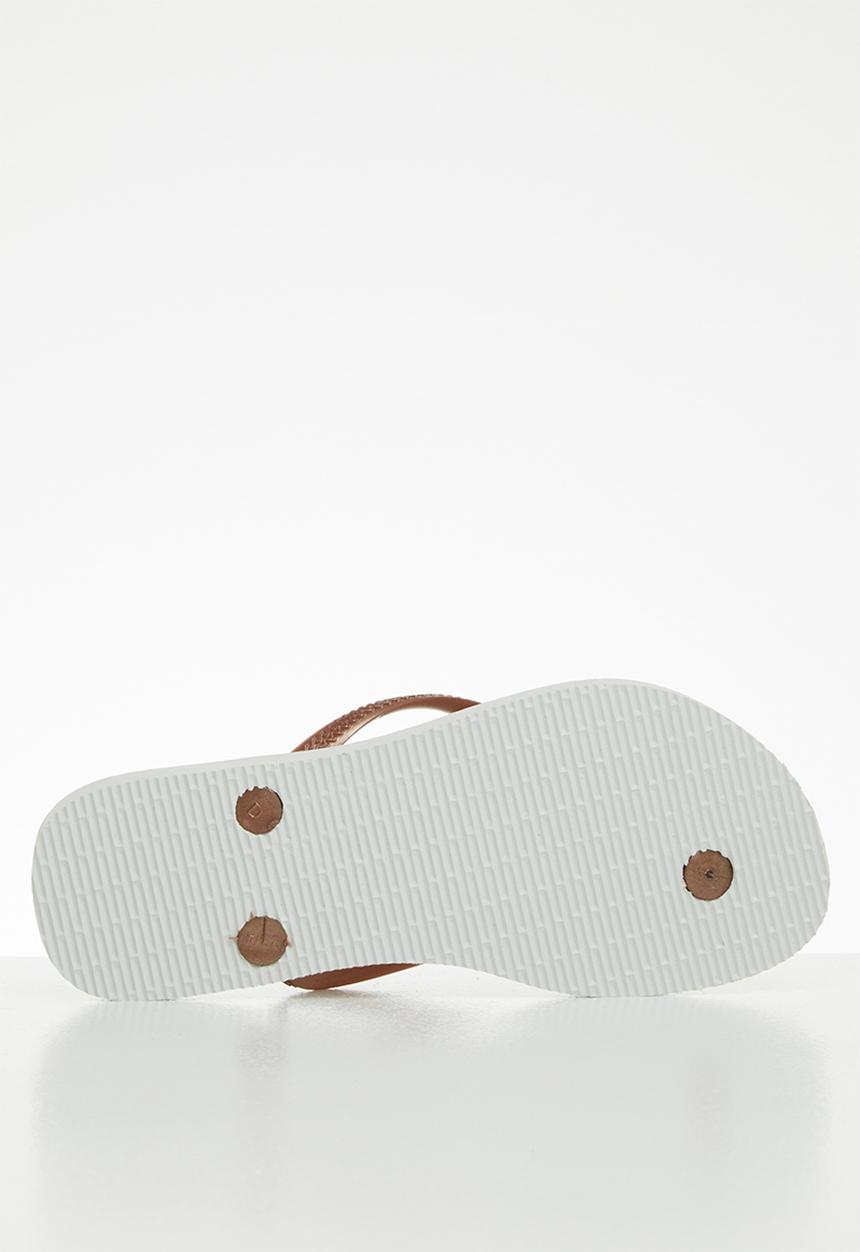 Havaianas - Slim animal flip flops - pink