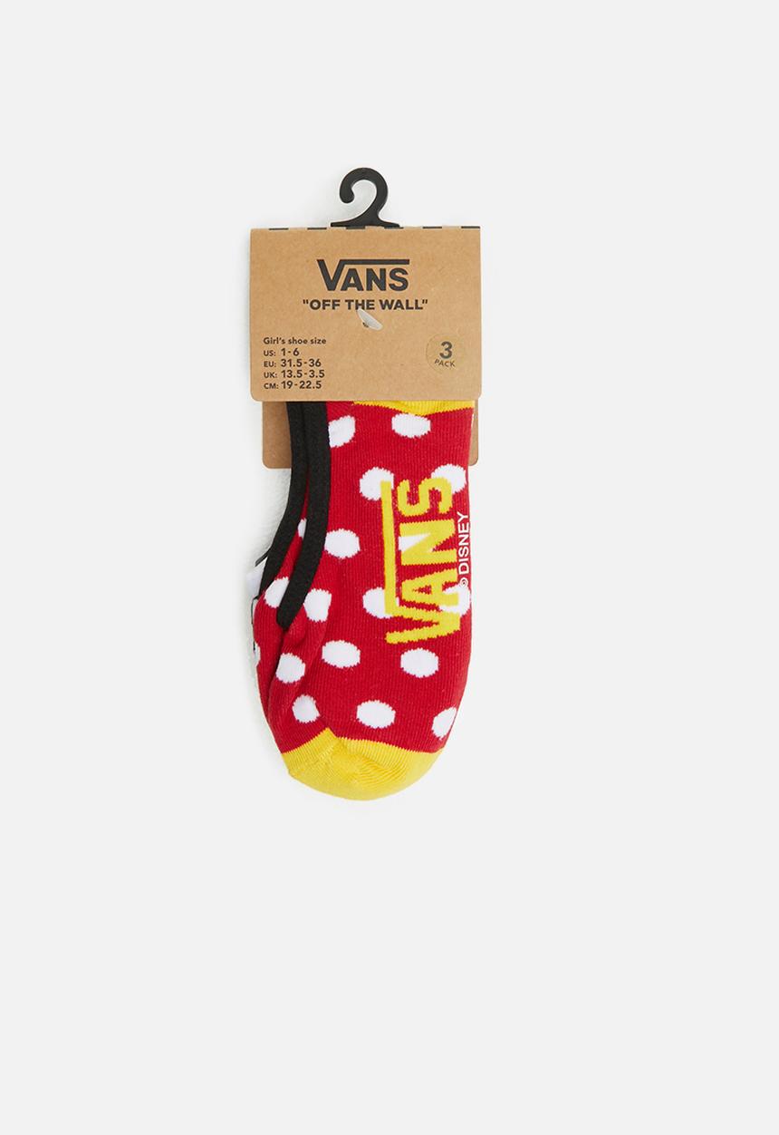 Vans - Mickeys 90th canoodles 3 pack socks - multi