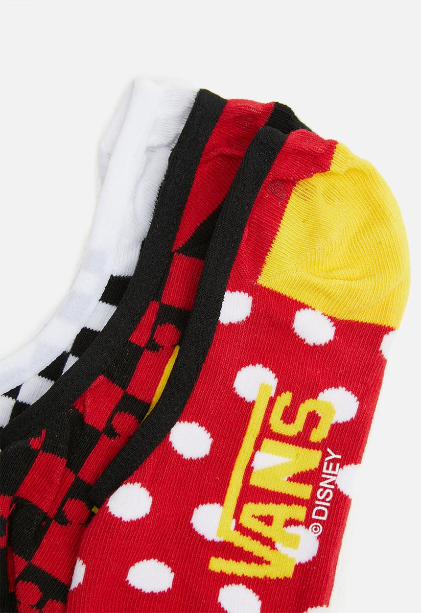 Vans - Mickeys 90th canoodles 3 pack socks - multi