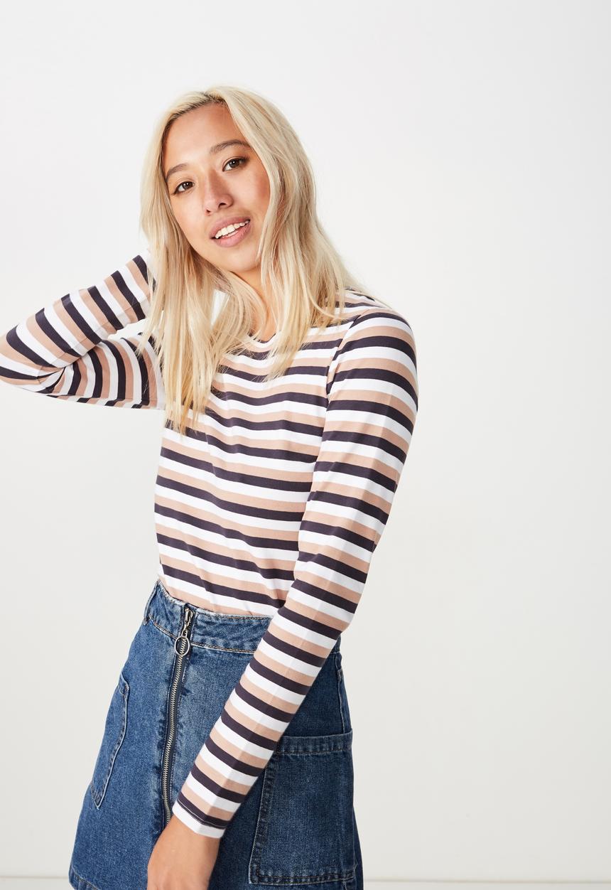 Cotton On - Everyday long sleeve top - multi 