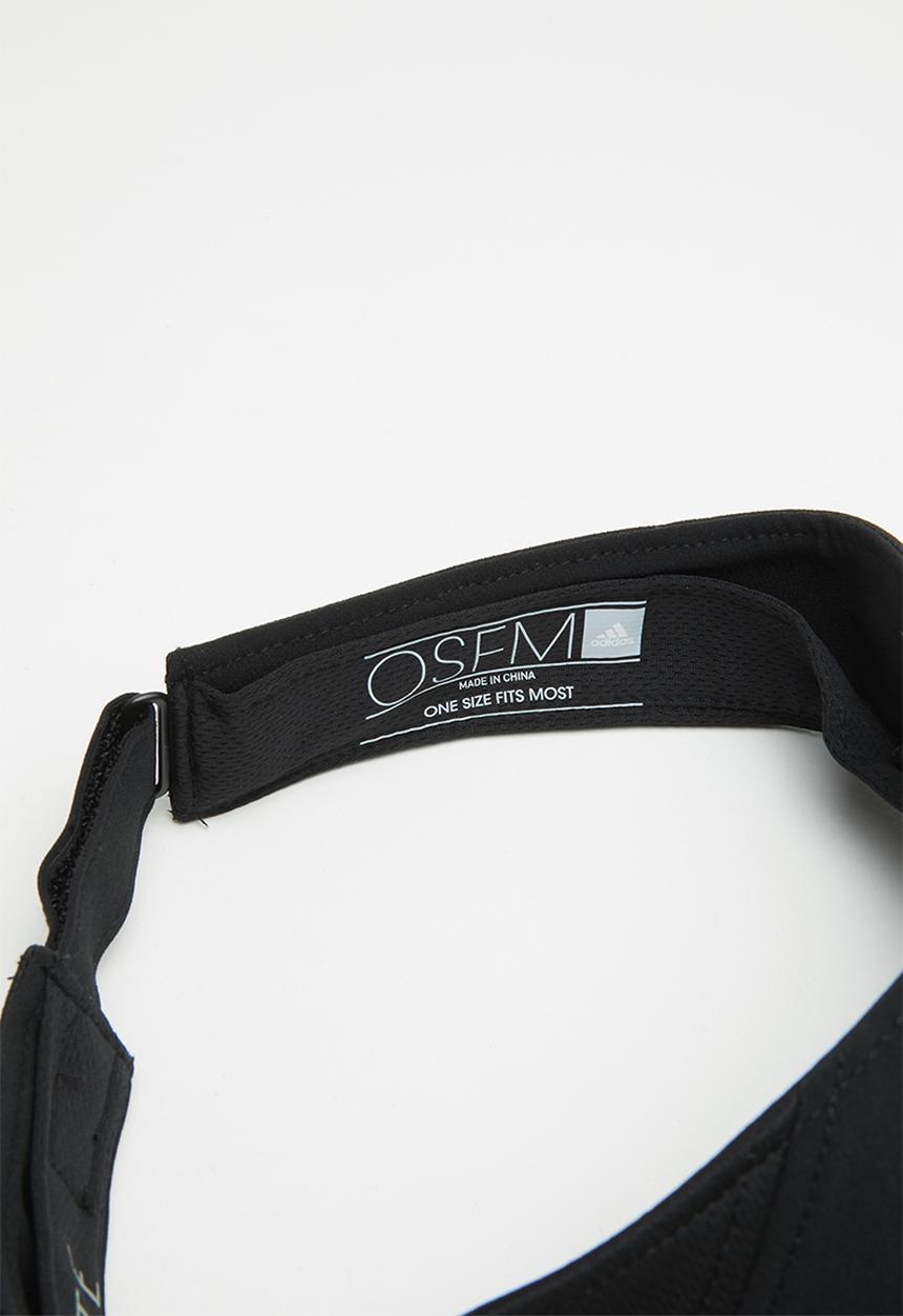 adidas Performance - Climalite® visor - black/black/white