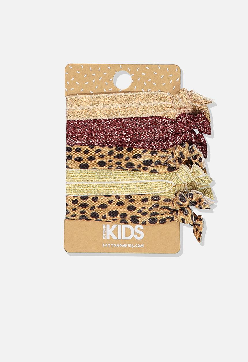 Cotton On - Knot messy hairties - multi