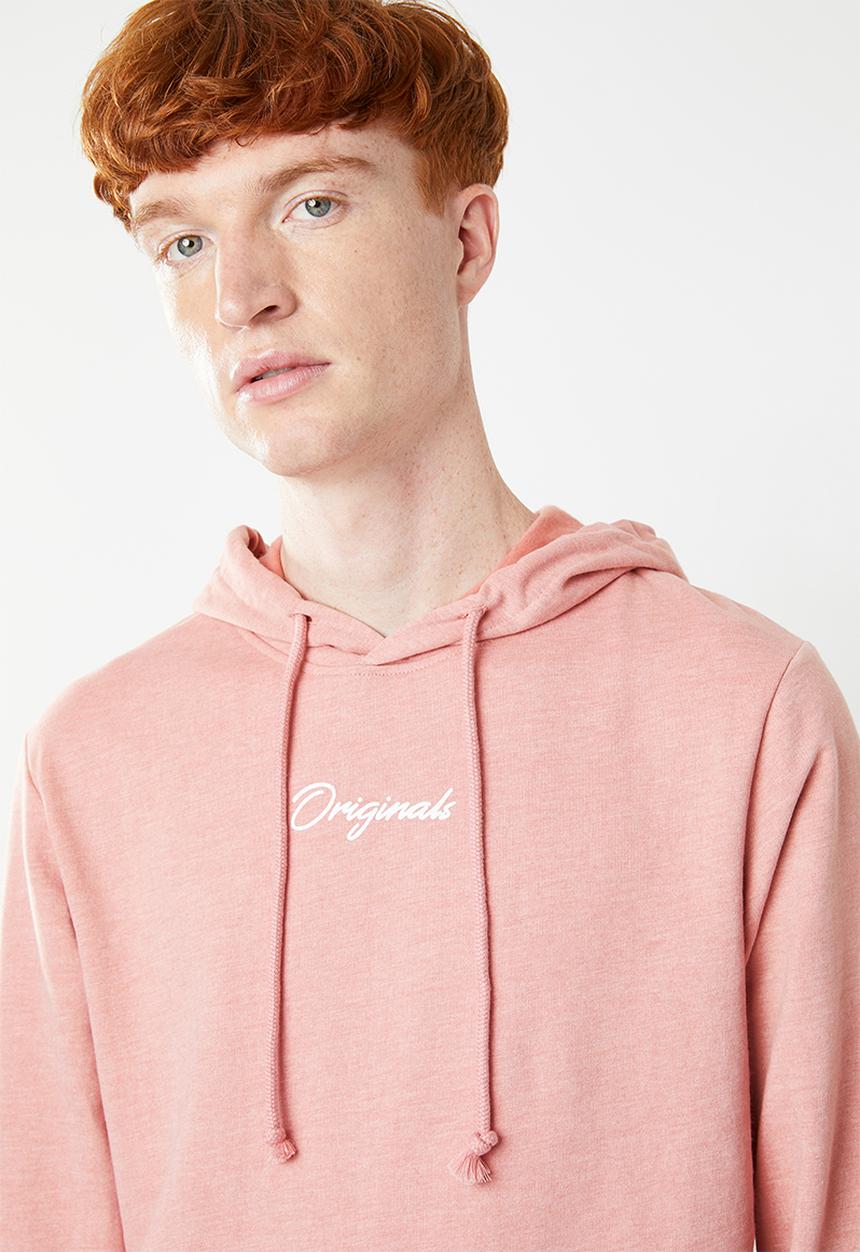 Jack & Jones - Newgalion sweat hoodie - pink