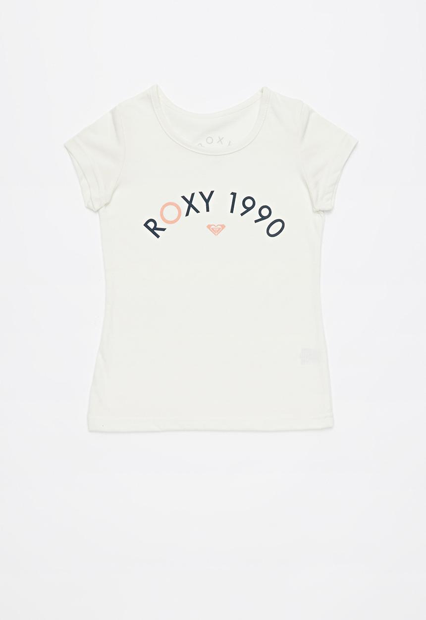 Roxy - Roses in the rain tee - white