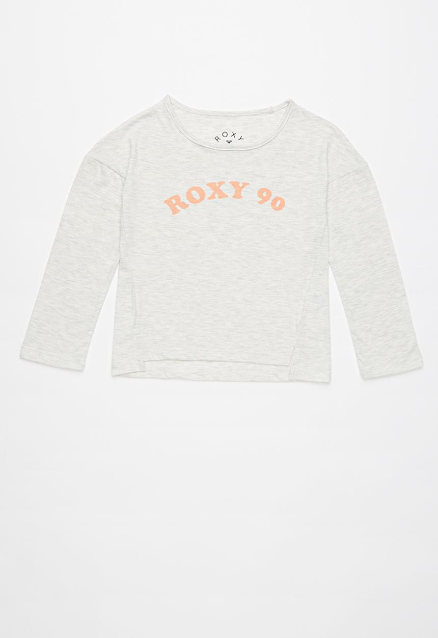 Roxy - Mermaid feeling long sleeve tee - white