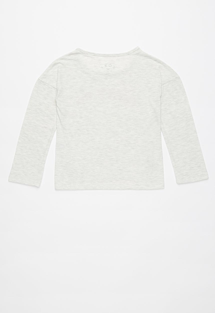 Roxy - Mermaid feeling long sleeve tee - white