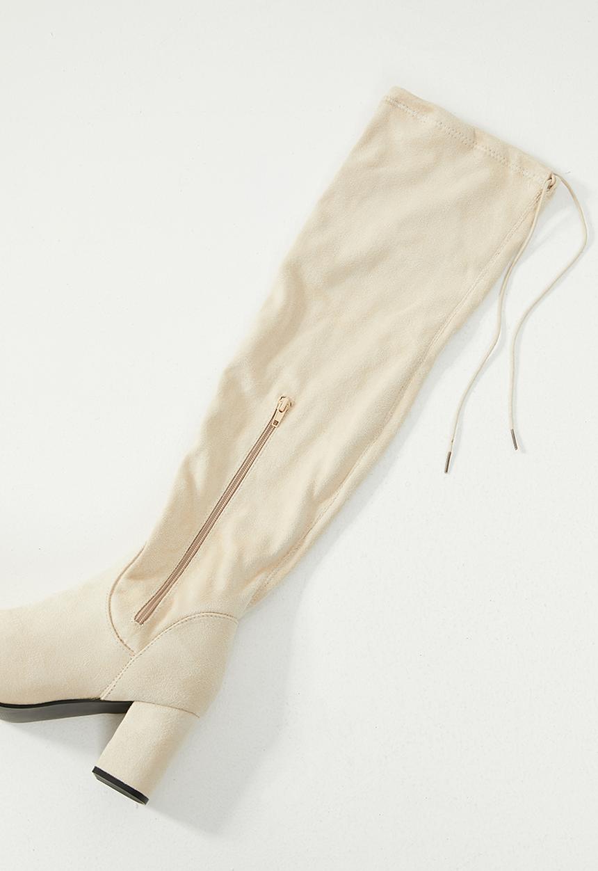 Footwork - Sandi over the knee boot - beige