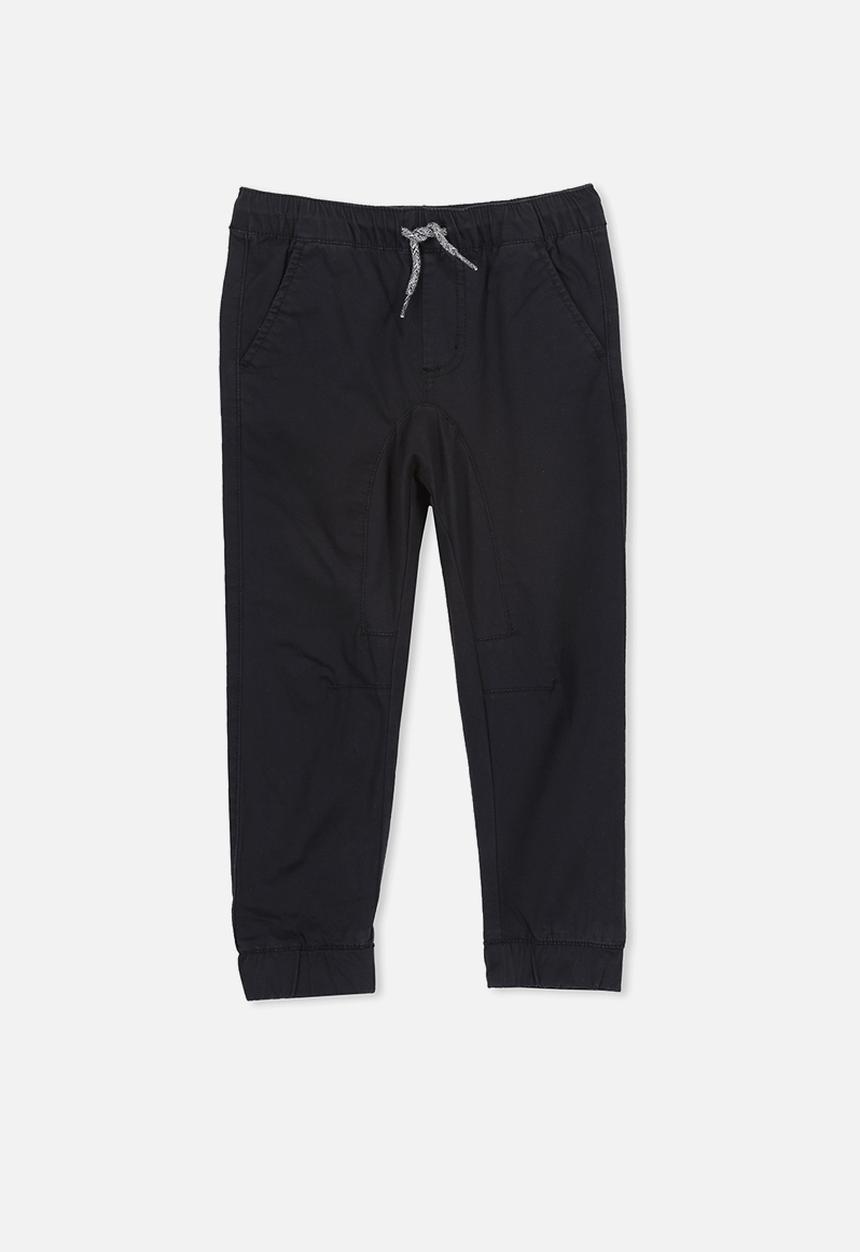 Cotton On - Logan cuffed pant - black