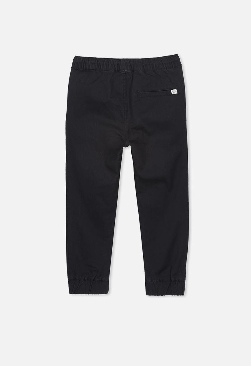 Cotton On - Logan cuffed pant - black