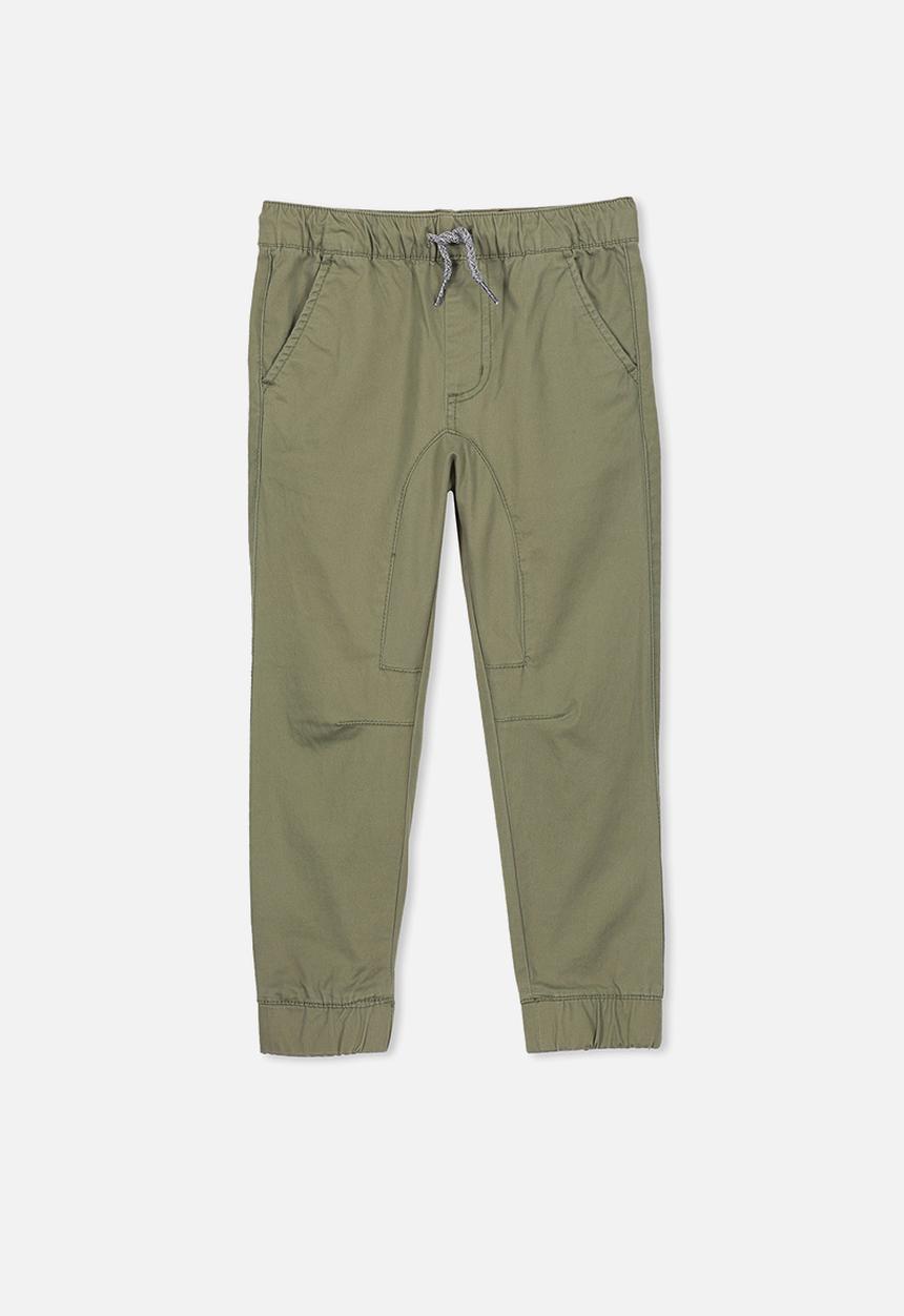 Cotton On - Logan cuffed pant - khaki