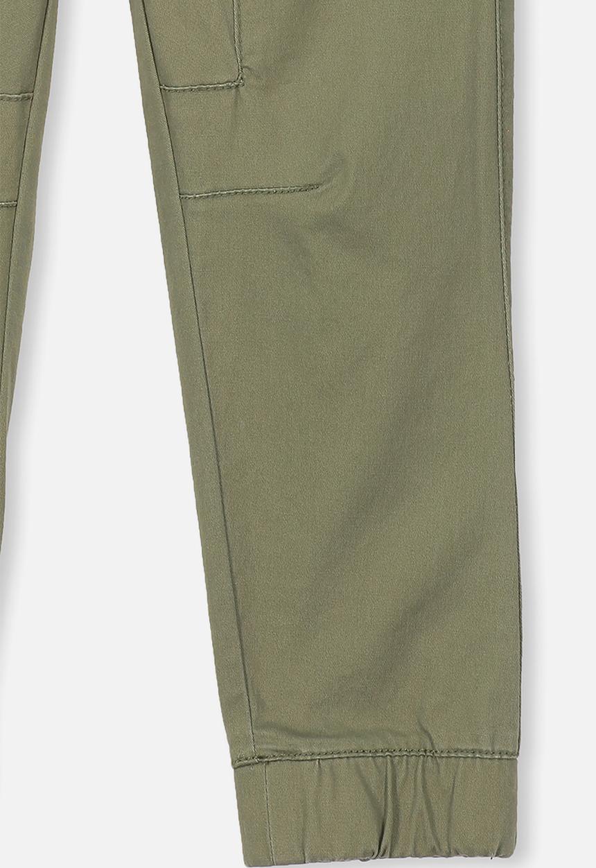 Cotton On - Logan cuffed pant - khaki