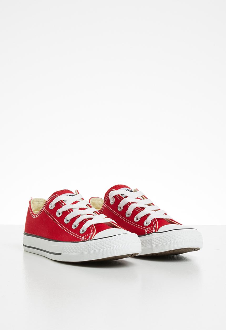 SOVIET - Viper youth low cut sneaker - red
