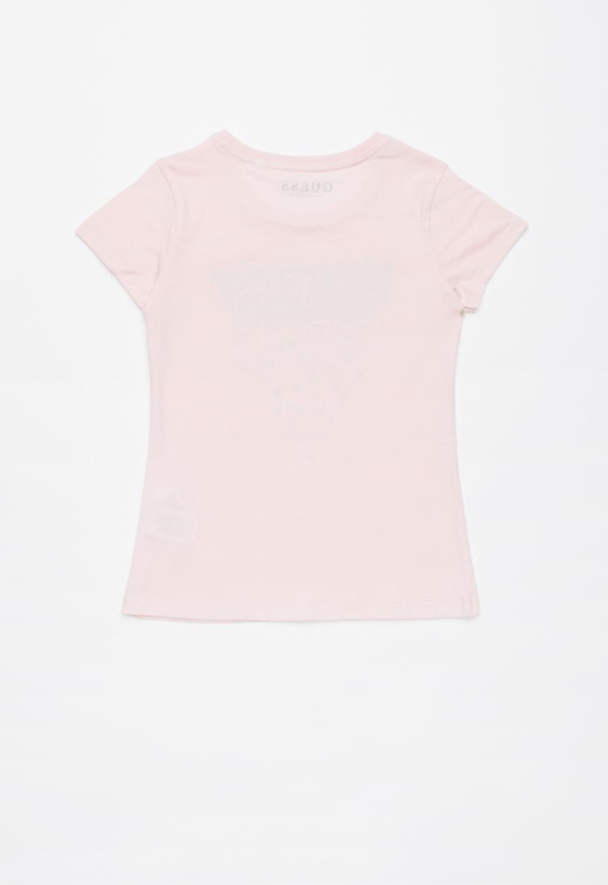 GUESS - Short sleeve star fall tri tee - pink