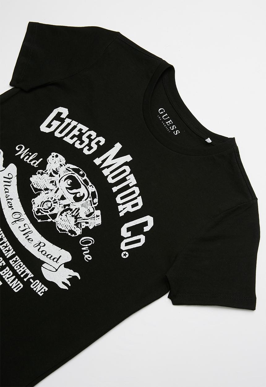 GUESS - Short sleeve guess motor tee - black