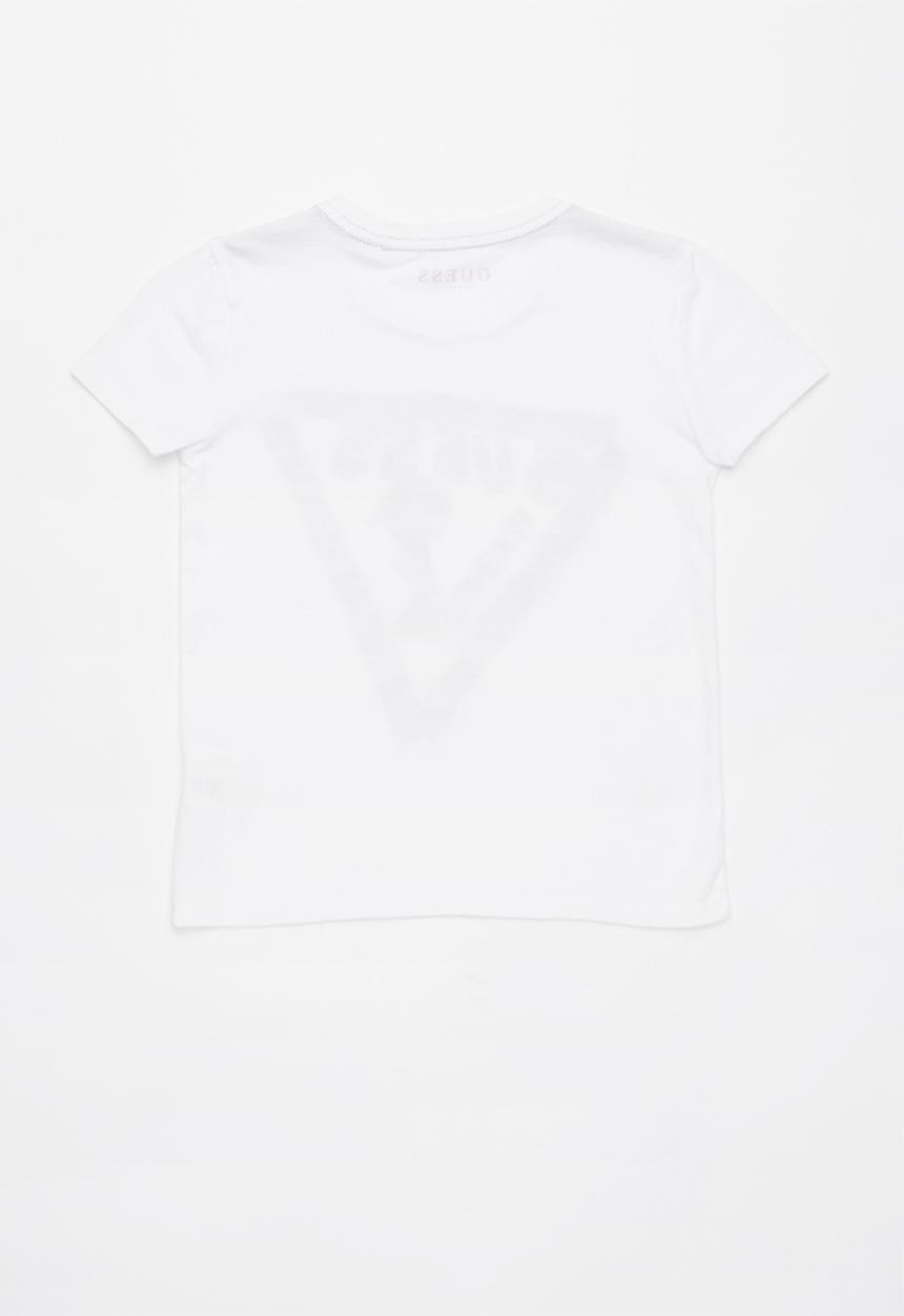 GUESS - Short sleeve guess platisol tee - white