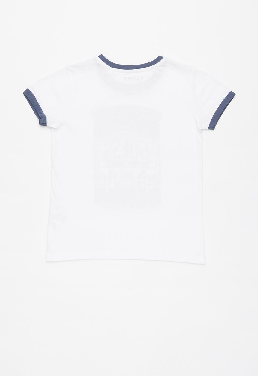 GUESS - Short sleeve guess can tee - white