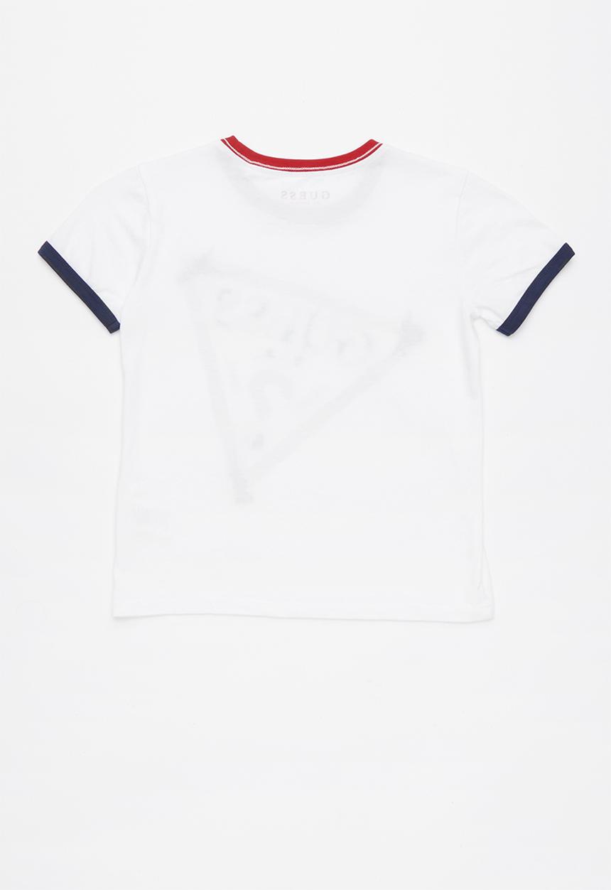 GUESS - Short sleeve guess embroided tee - white