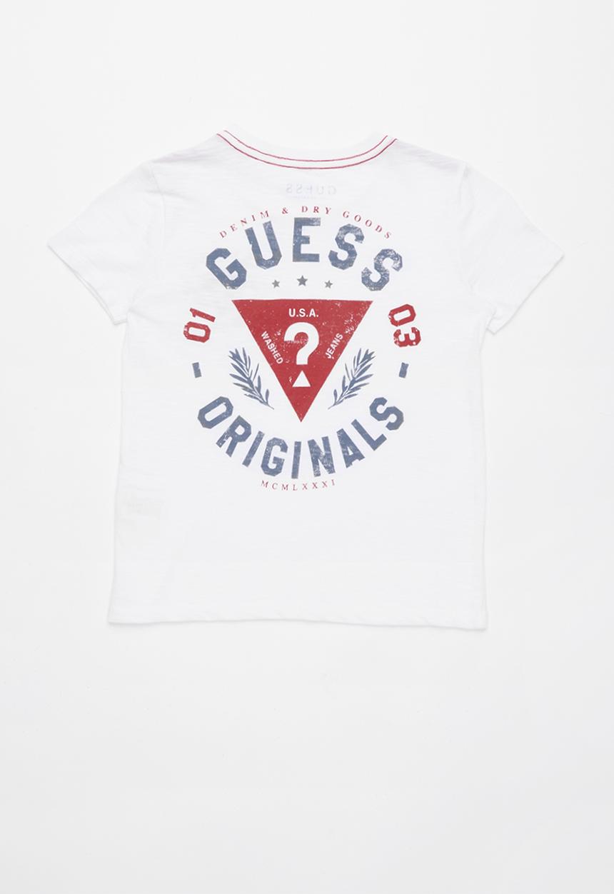 GUESS - Short sleeve guess originals tee - white