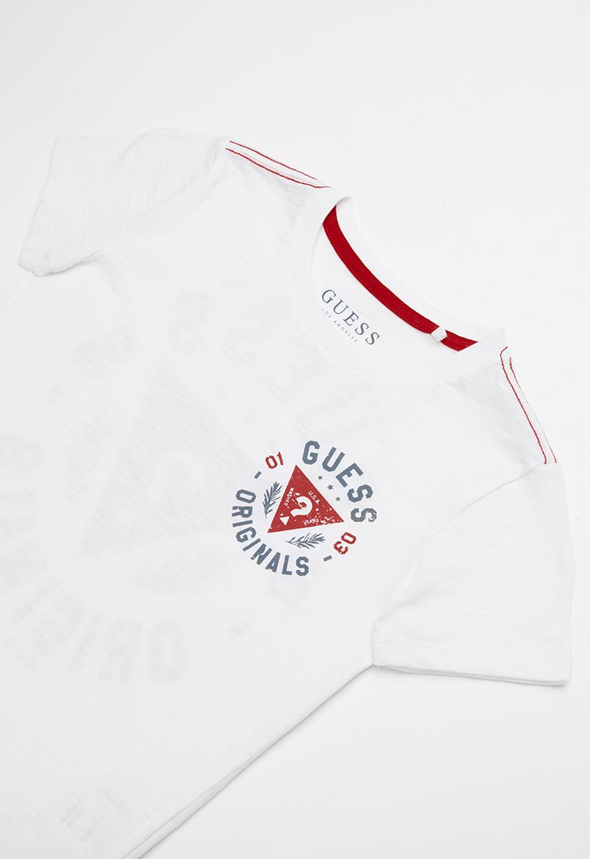 GUESS - Short sleeve guess originals tee - white