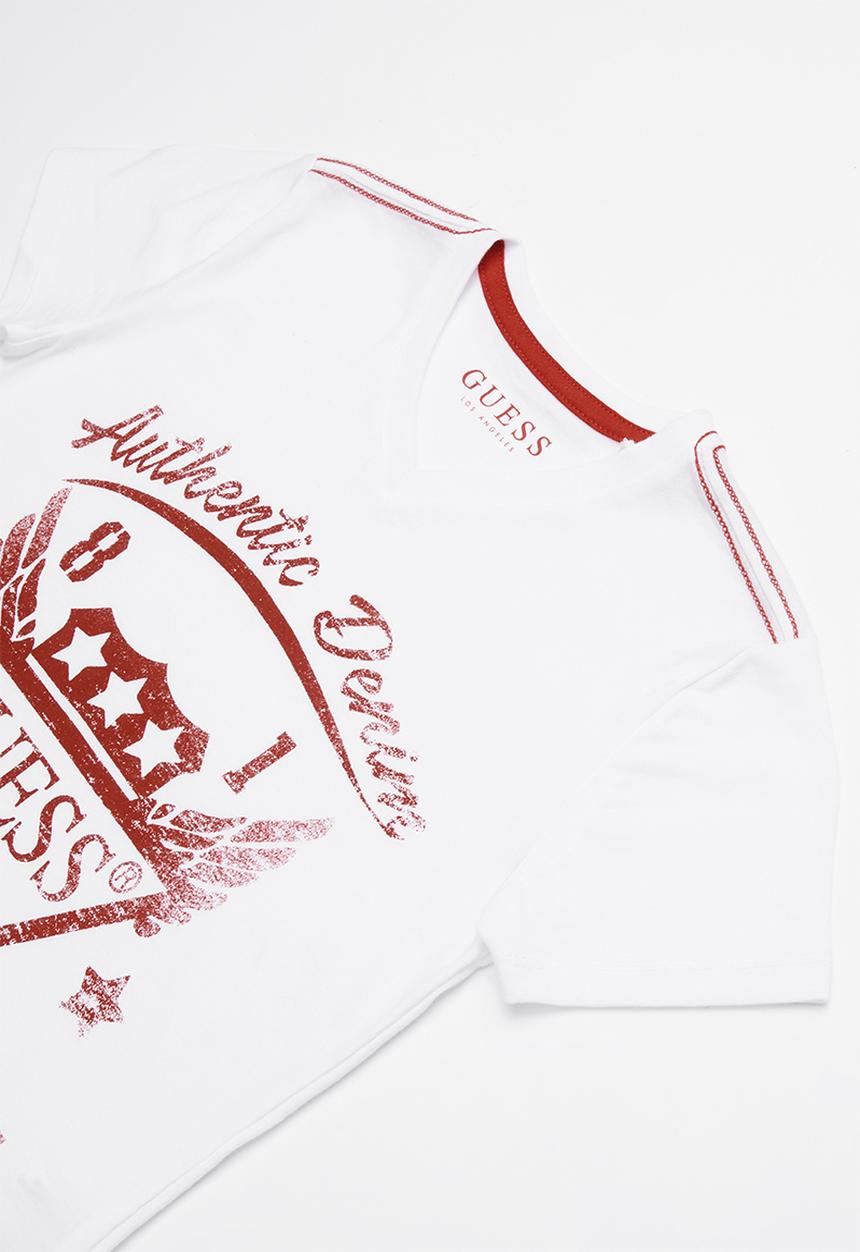 GUESS - Short sleeve high level tee - white