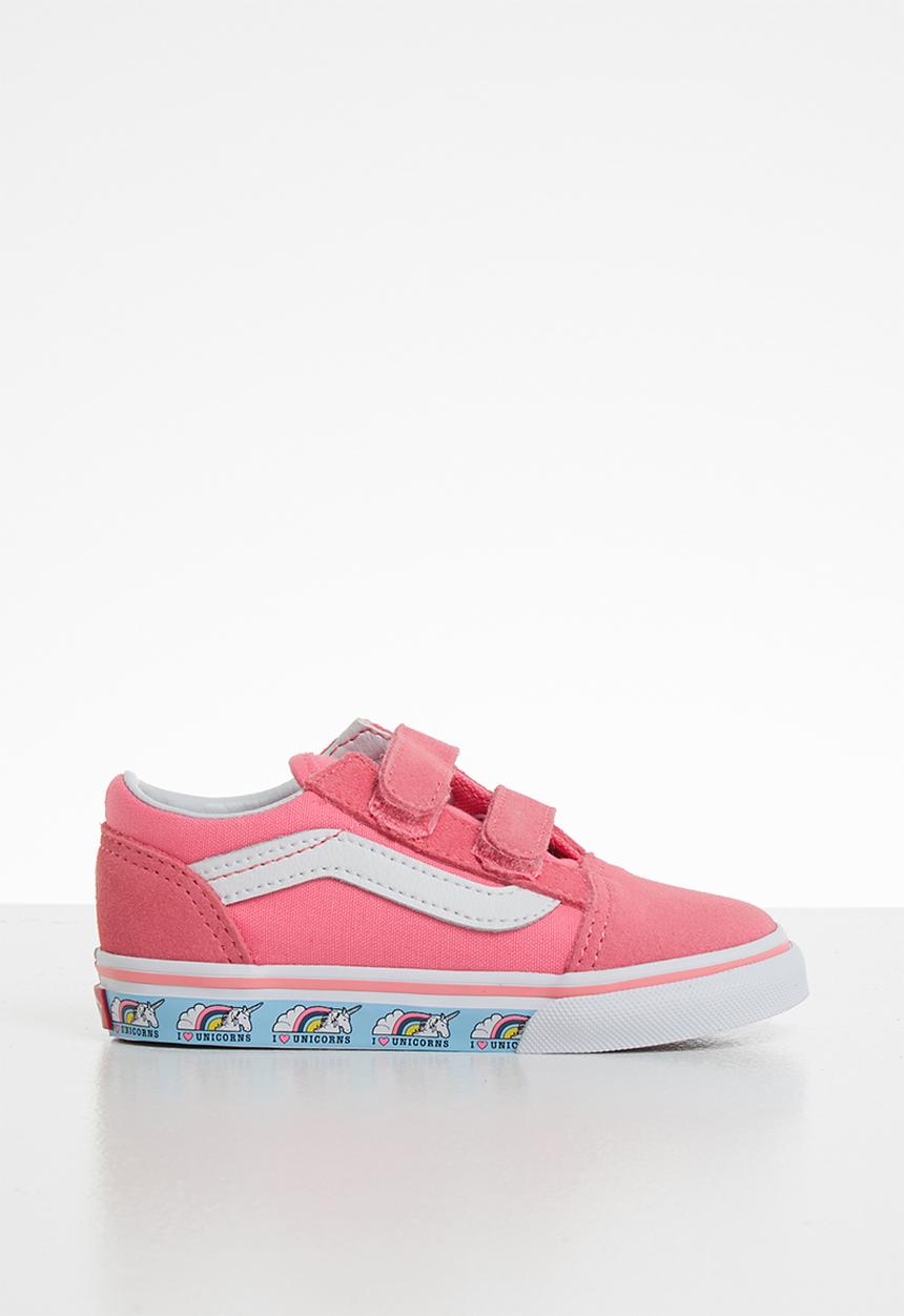 Vans - Td old skool v - strawberry pink/true white