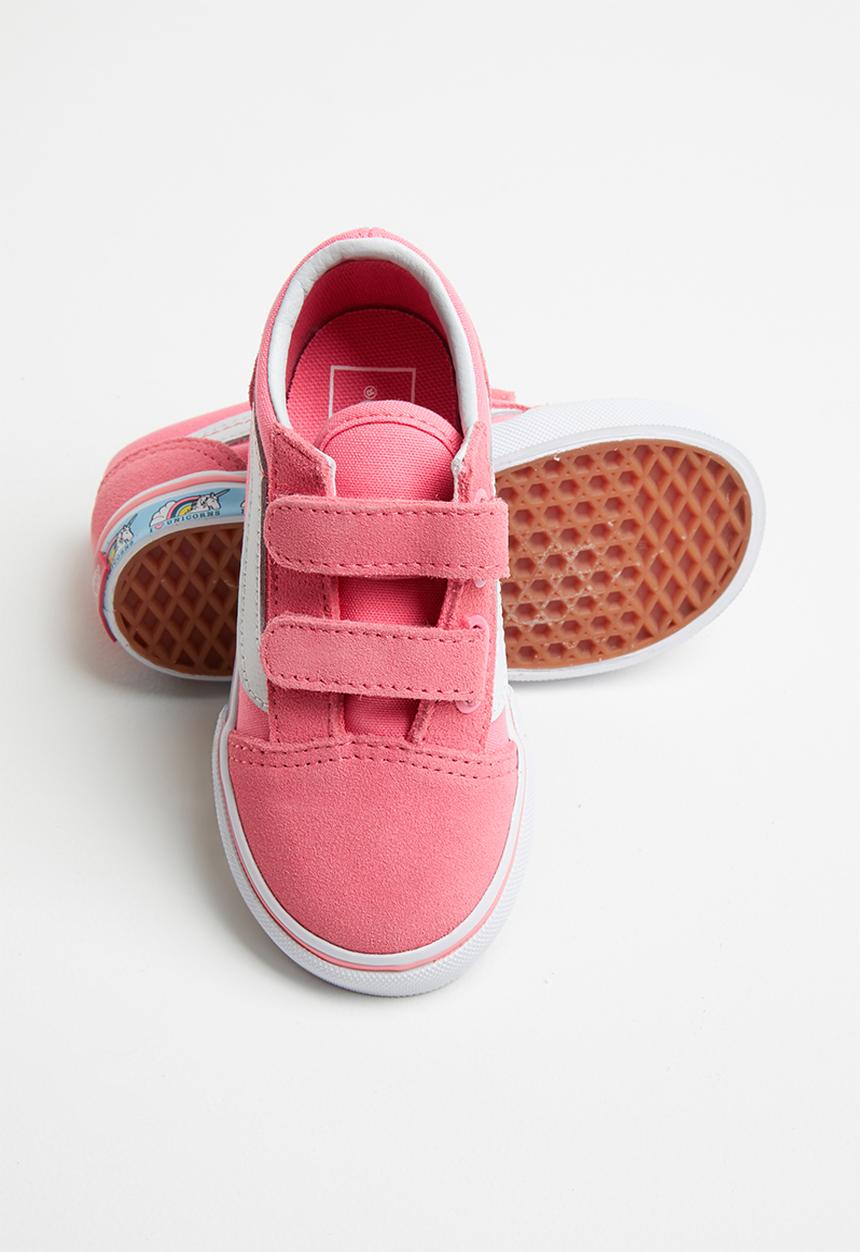 Vans - Td old skool v - strawberry pink/true white