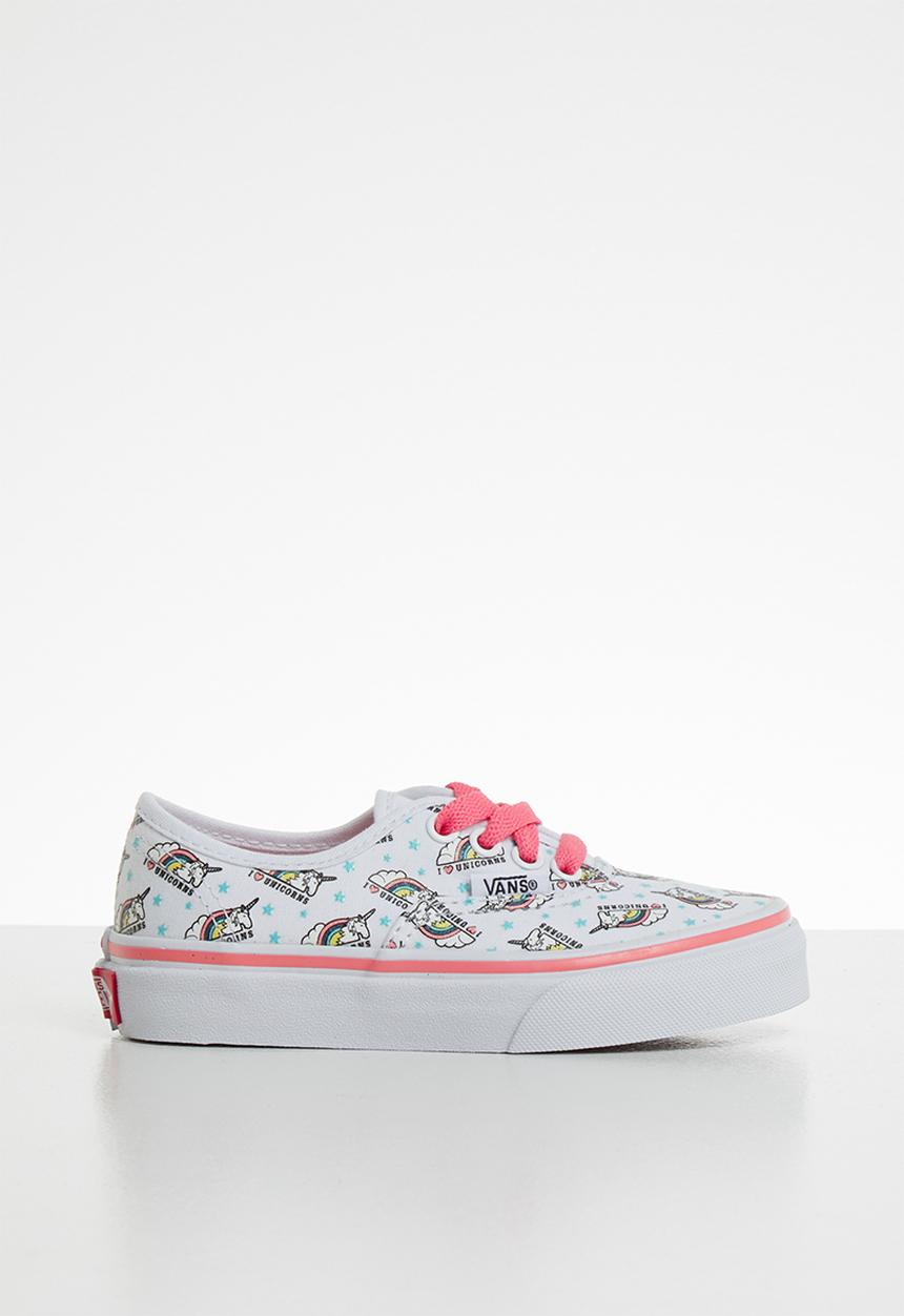 Vans - Uy authentic - true white/strawberry pink